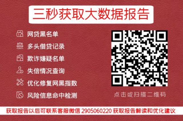 网贷大数据信用报告查询官网，你的信用，一键掌握_早知数据_第3张